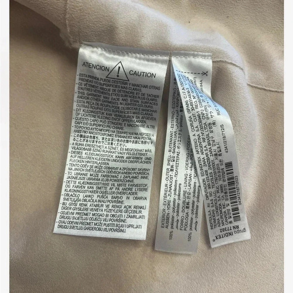 Zara Off White  Teddy Coat Size Small - Picture 7 of 10